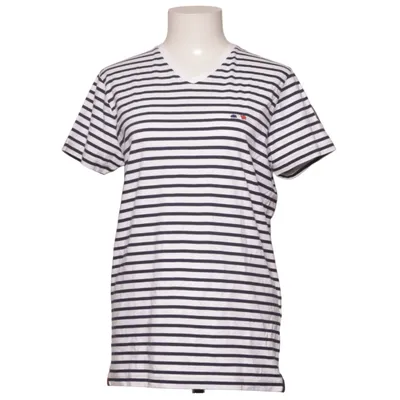 T-shirt (Blue, White) from La Marinière Française Cotton, Elastane