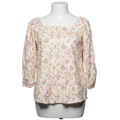 Top (Beige, Multicolored) from And Linen, Viscose