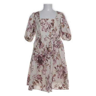 Dress (White, Multicolored) from Newbie by KappAhl Cotton