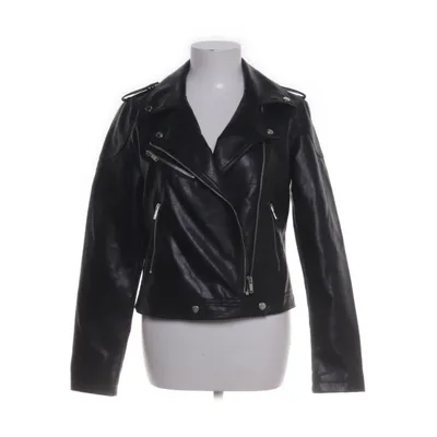 Bikerjack (Zwart) van Noisy May Polyester, Polyurethaan