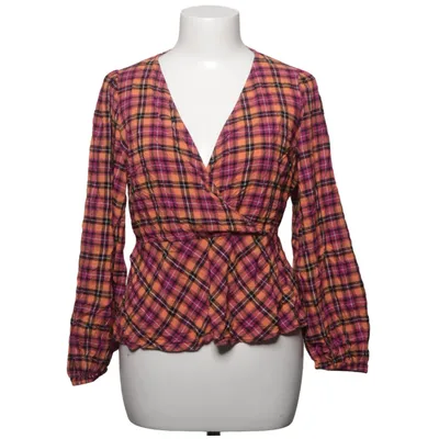 Wikkelblouse (Oranje, Lila, Meerkleurig) van George Elastaan, Viscose
