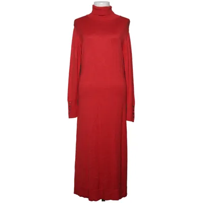 Rollkragenkleid (Rot) von Milano Italy Elasthan, Viskose