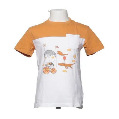 T-shirt (White, Orange, Multicolored) from Vertbaudet Cotton