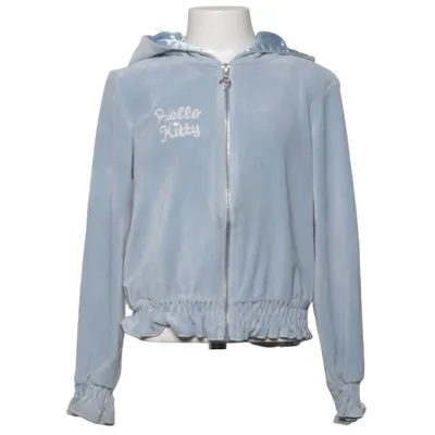 Hoodie (Blue) from Hello Kitty Elastane, Polyester