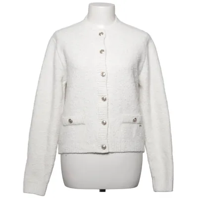 Cardigan (Wit) van Holly & Whyte by Lindex Elastaan, Polyester, Wol