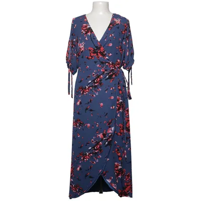 Wickelkleid (Blau, Rot, Schwarz) von Rachel Roy