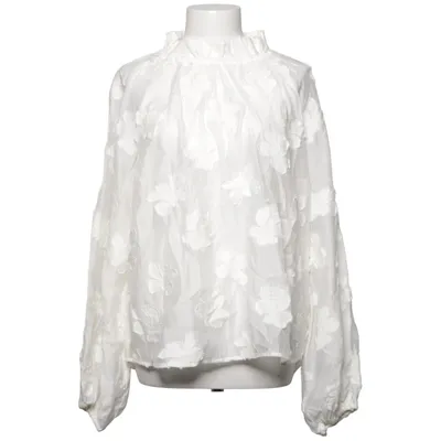 Blouse (Wit) van H&M Katoen, Modal, Polyamide