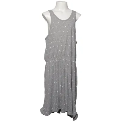 Jurk (Grijs, Wit) van Marine Katoen, Viscose