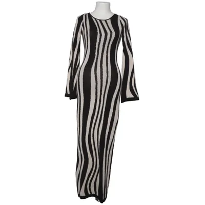 Maxi dress (Black, Beige) from Micas Elastane, Polyester