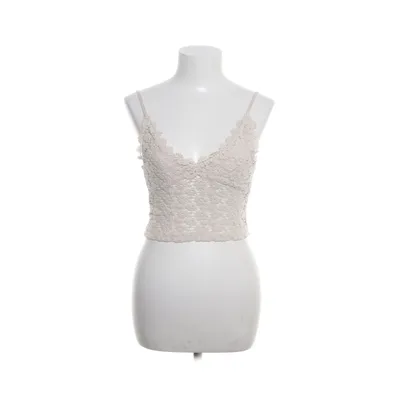 Crop top (Beige) van H&M Elastaan, Polyester, Katoen