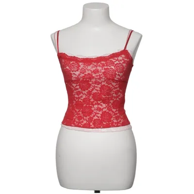 Tank Top (Red, Pink) from White Fox Cotton, Elastane, Polyamide