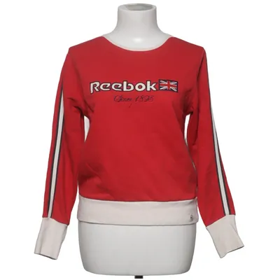 Collegetröja (Röd, Vit) från Reebok Classic Bomull, Polyester