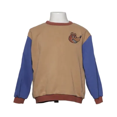 Sweatshirt (Beige, Blå, Brun) fra Minimarket Bomuld, Polyester