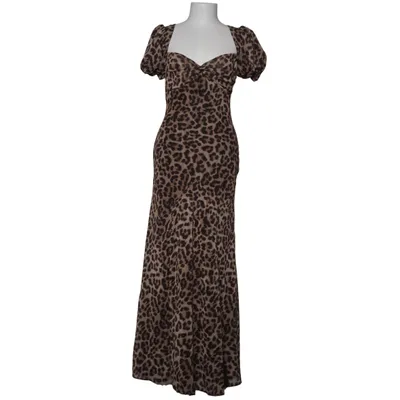 Maxi dress (Brown, Black) from Topshop Polyester