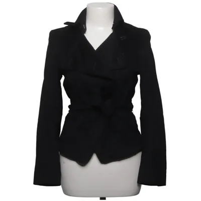 Coat (Black) from MaxMara Cupro, Wool