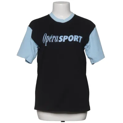 T-shirt (Sort, Blå) fra Opera Sport Genanvendt bomuld