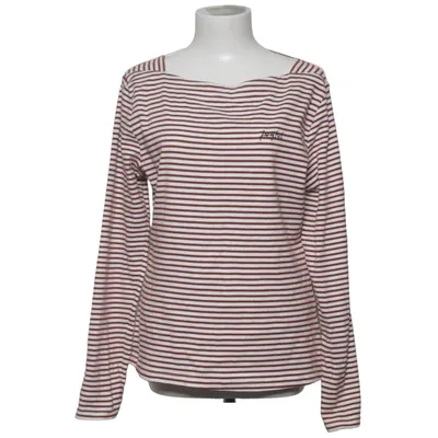 Long sleeve T-shirt (White, Brown) from Zero Organic cotton