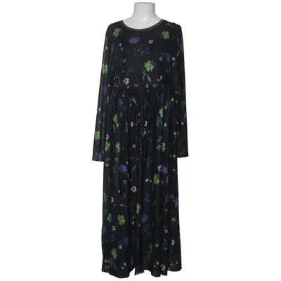 Maxikjole (Sort, Flerfarvet) fra Gina Tricot Elastan, Polyester, Viscose