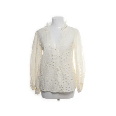 Bluse (Hvid) fra Shein Bomuld, Polyester