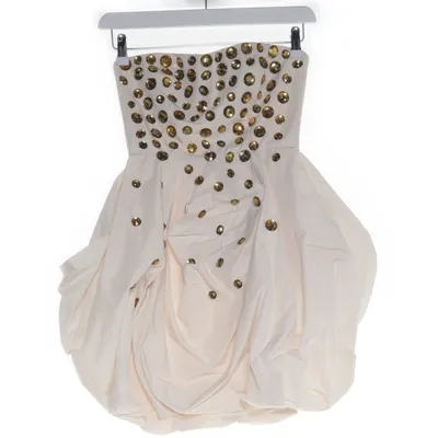 Cocktailjurk (Wit, Geel) van BCBG Max Azria Polyester