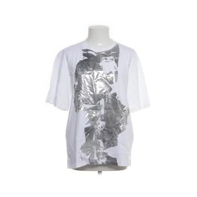 T-shirt (Wit, Grijs) van Zara Katoen