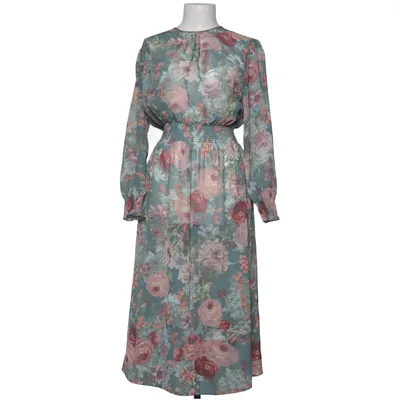 Maxi dress (Green, Multicolored) from Ymhy Cotton, Polyester