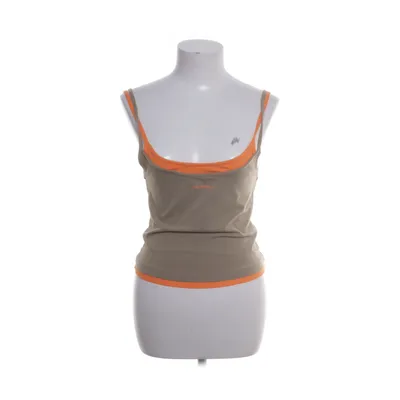 Crop top (Green, Orange) from Iets Frans Cotton, Elastane