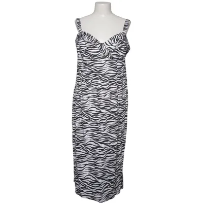 Robe longue (Noir, Blanc) de Deadly Dames Coton, Élasthane