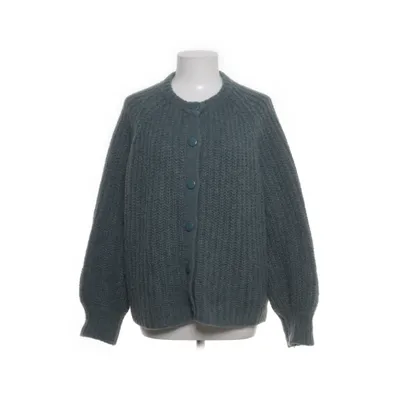 Cardigan (Blue) from La Maille Sézane Alpaca wool, Polyamide, Wool