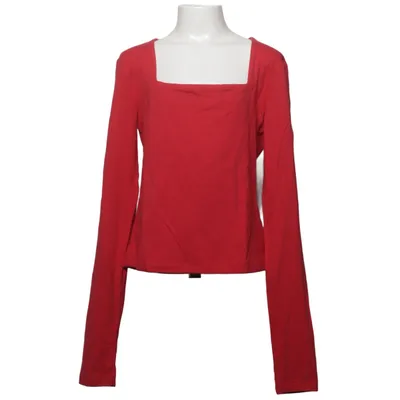 Top (Rood) van Gina Tricot Katoen, Elastaan, Modal