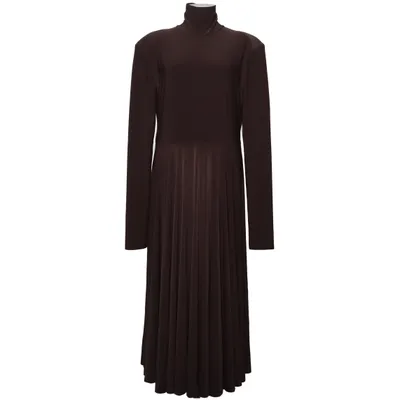 Maxikjole (Brun) fra Normakamali Elastan, Polyester