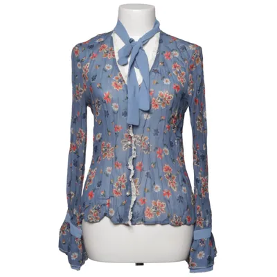 Blouse (Blue, Multicolored) from Blumarine Polyester, Viscose