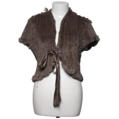 Väst (Grå) från Rützou Kaninpäls, Silke