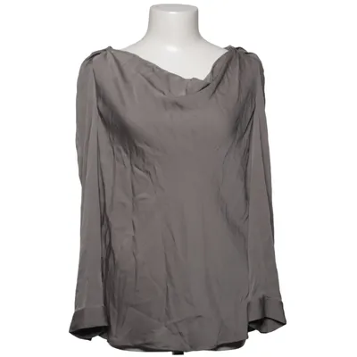 Blouse (Gris) de Marville Élasthane, Soie