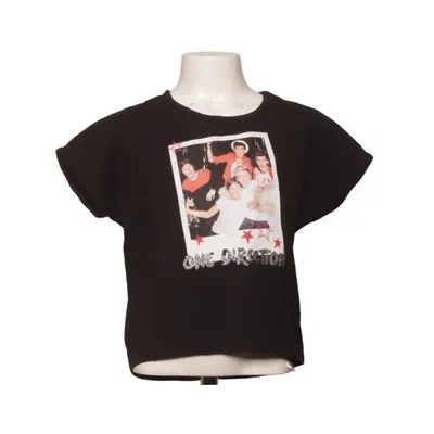 T-shirt (Zwart) van Name It Katoen, Elastaan