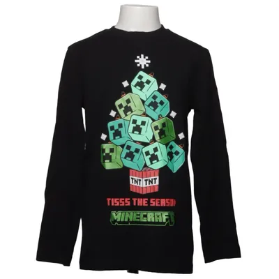 Long sleeve T-shirt (Black, Multicolored) from Minecraft Cotton
