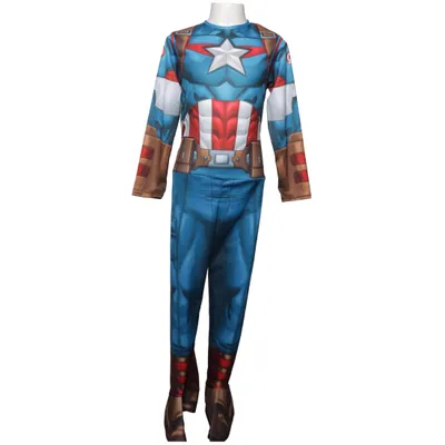 Maskeradkläder (Blå, Röd, Flerfärgad) från Marvel Avengers Polyester