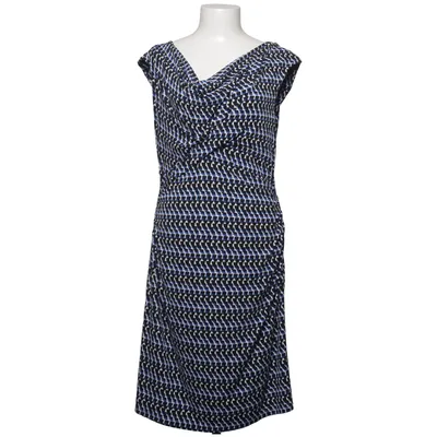 Kjole (Blå, Sort, Hvid) fra Chaus Elastan, Polyester