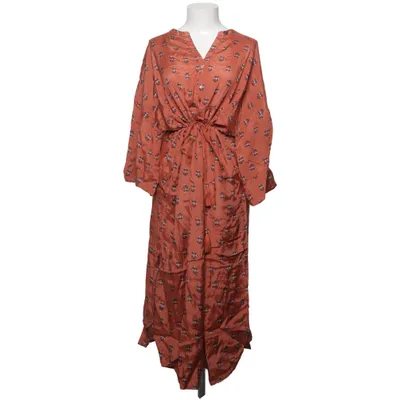 Långklänning (Brun, Flerfärgad) från Indiska Viskos