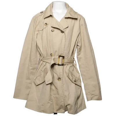 Trenchcoat (Beige) van Mango Kids Katoen, Polyester