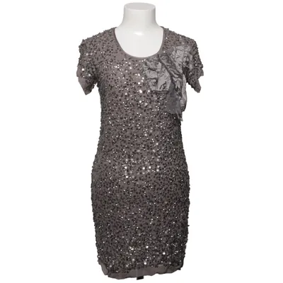 Cocktail dress (Gray, Silver) from Scee by Twinset Polyamide, Viscose