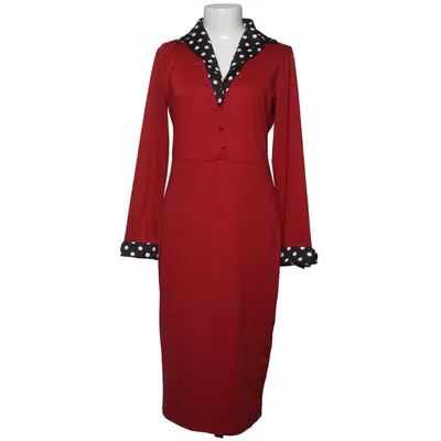 Robe (Rouge, Noir, Blanc) de Oxiuli Fashion Coton, Polyester