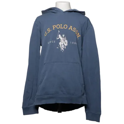Hoodie (Blue) from U.S. Polo Assn. Cotton, Polyester