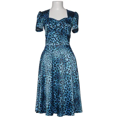 Kjole (Blå, Sort) fra Voodoo Vixen Bomuld, Polyester