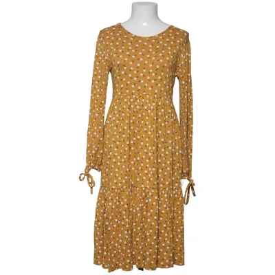 Jurk (Geel, Wit, Meerkleurig) van Wednesday's Girl Elastaan, Viscose