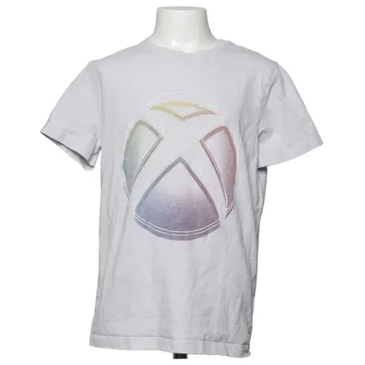 T-shirt (Gray, Multicolored) from Microsoft Cotton