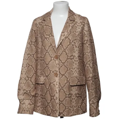 Kavaj (Brun, Beige, Flerfärgad) från Anna Nooshin x NA-KD Elastan, Polyester