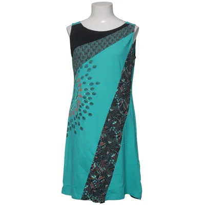 Klänning (Turkos, Svart, Flerfärgad) från Coline Bomull, Elastan