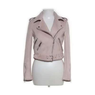 Bikerjack (Roze) van Zara Basic Outerwear Elastaan, Polyester