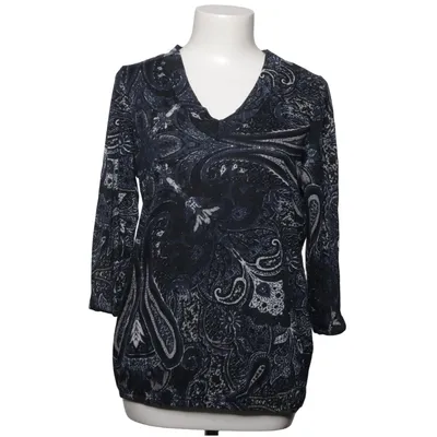 Blouse (Blue, Black, White) from Soyaconcept Organic cotton, Viscose